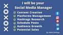 create content, manage and schedule post on your social media