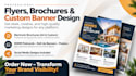 design amazing electronic brochure, flyer, eddm postcard, or banner