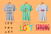 do unique trendy tshirt and merchandise design