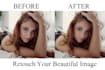do retouching of your 10 images and pictures