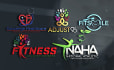 craft 3 pharmacy, healthcare logo with business card in 3h