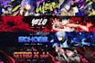 design anime or vtuber banner youtube, twitch, twitter, etc