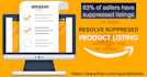 resolve error in listing, search suppressed, variation issue detail page removed