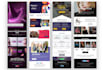 design professional HTML email template