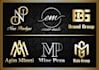 design a luxury initial letters, monogram logo