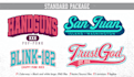 design varsity, baseball styled logo