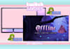create a cute animated twitch overlay for your stream