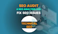 do technical SEO audit and fix website issues