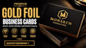 print luxury business cards with gold foil velvet and spot uv