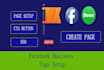 create facebook business page and optimize