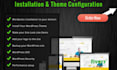 install wordpress theme setup exactly like demo