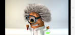 make mad scientist intro with you logo