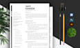 design professional cv, resume, cover letter template