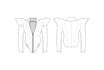 create professional technical flat fashion illustrations and cad drawings