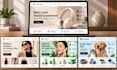 do shopify store design, redesign shopify website, shopify dropshipping store