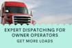 dispatch box truck, semi truck
