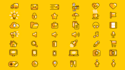 design png and svg icons set and neon icons
