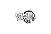 design house dj, edm logo