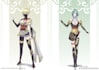 draw character design and reference sheet