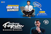 design an attractive facebook or twitter cover and logo