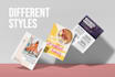design professional flyers, posters and print materials