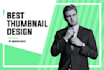 design catchy youtube thumbnail