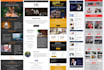 design professional  mailchimp editable newsletter template