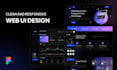 create mobile or website figma ui ux design