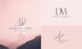 design minimalist wedding logo or wedding monogram design