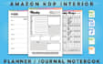 design journal, planner, calendar, notebook interior layout