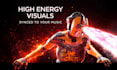 create high end 3d visuals for djs and music artists