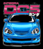 draw cool car illustration for tshirt design