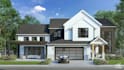 design house exterior model, 3d rendering, walkthrough