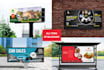 design digital rollup banner, billboard or signage