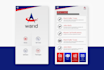 design prototype for your app in figma, adobe xd or framer etc