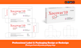 unique product packaging, label and sticker design