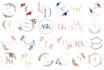 design a wedding monogram or initial logo