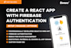 develop a typescript or javascript react app with firebase