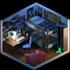 make 3d low poly isometric scene