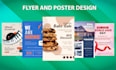 design professional flyer and poster for your business