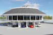 make a 3d architectural model in sketchup