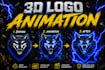 create best premium 3d logo animation or youtube intro video