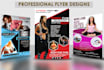 design creative beauty spa salon menu and flyer