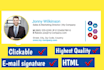 make a clickable email signature and html email signature