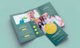 design trifold brochure, pamphlet on medical, health, spa