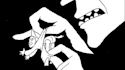 create black and white animated GIF for you