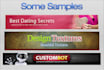 design a professional and attractive website header