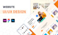 do modern website ui design in figma, xd,psd