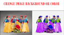 cut out and change image background or color