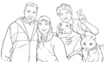 draw anything in my manually line art style no ai